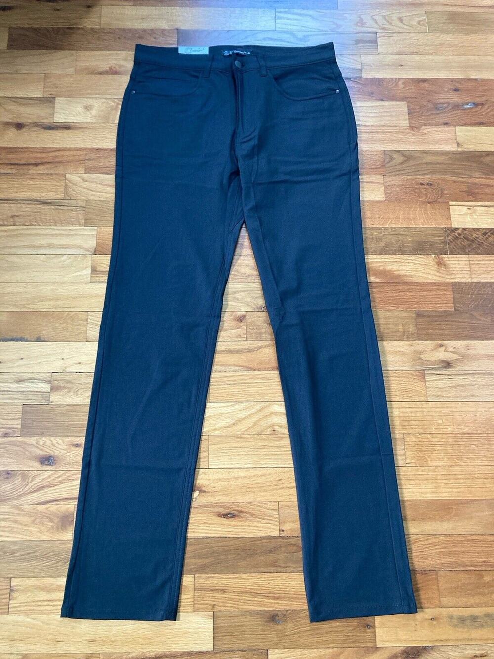Member's Mark Men's Benton Performance Pant Size 32x34 Black Recycled Polyester